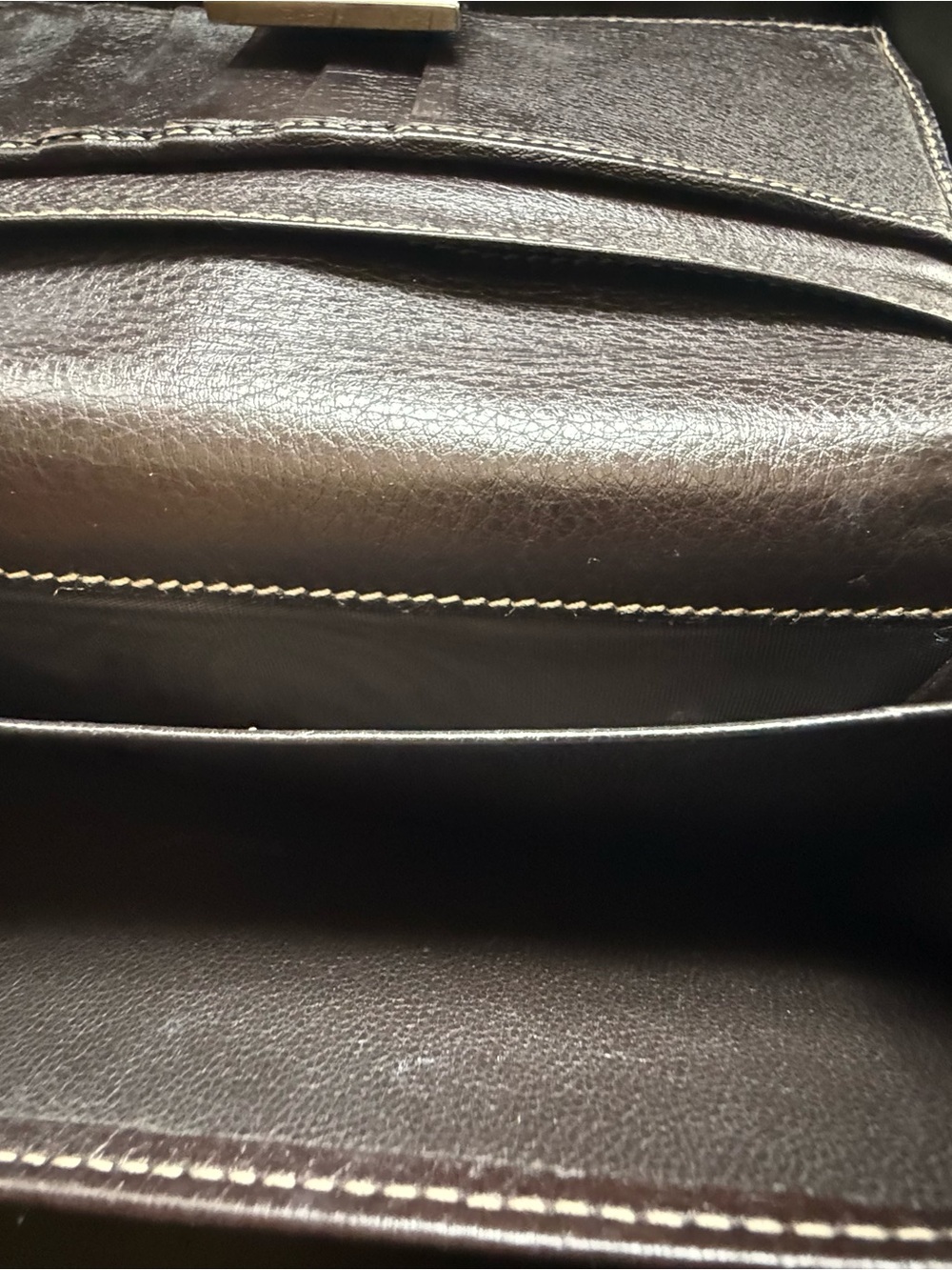 Gucci Brown and Beige GG Canvas Snap Wallet - Picture 5 of 11